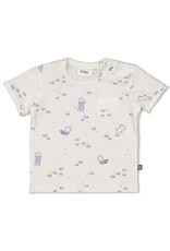 Feetje T-shirt AOP - Blue Ocean Offwhite