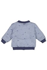 Feetje Omkeerbaar bomberjack - Blue Ocean Indigo