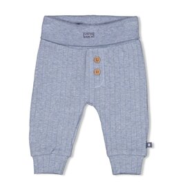 Feetje Broek rib - Blue Ocean Blauw melange