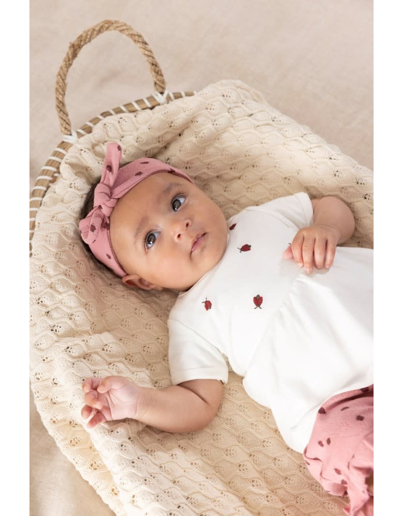 Feetje T-shirt AOP - Ladybug Offwhite