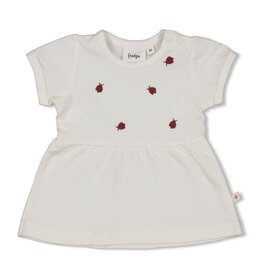 Feetje T-shirt AOP - Ladybug Offwhite