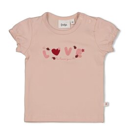 Feetje T-shirt - Ladybug l.Roze