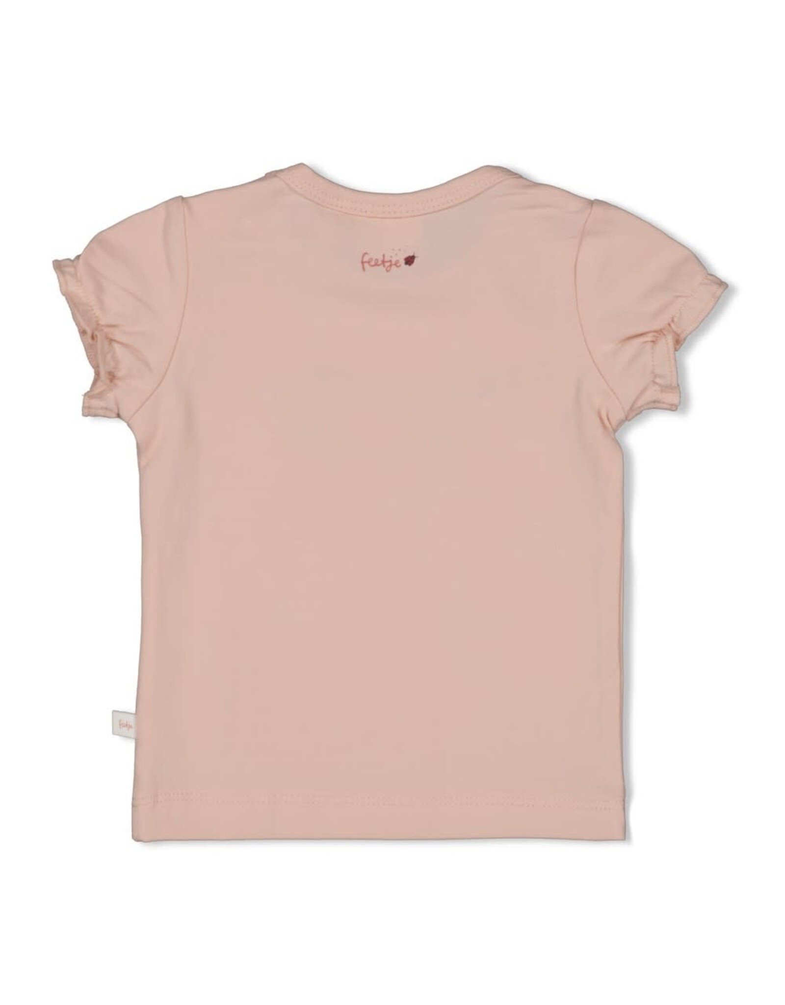 Feetje T-shirt - Ladybug l.Roze