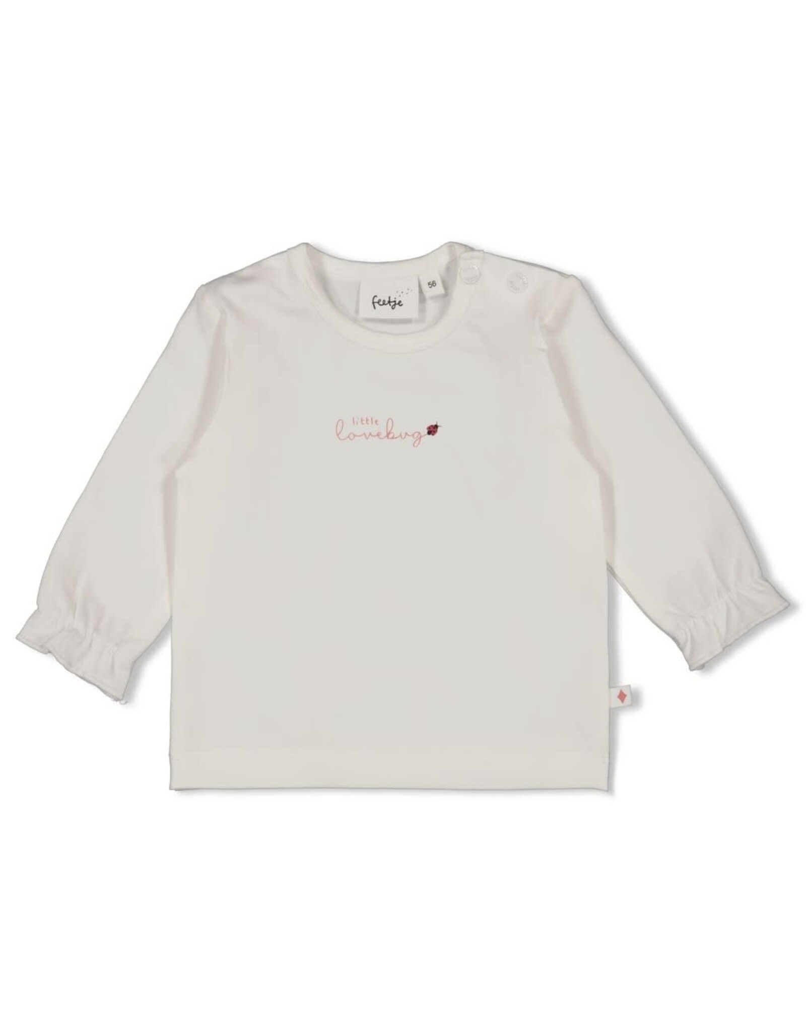 Feetje Longsleeve - Ladybug Offwhite