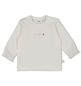Feetje Longsleeve - Ladybug Offwhite