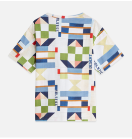 Scotch & Soda PRINTED RELAXEDFIT TSHIRT PATCHWORK INFINITY