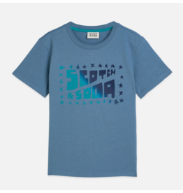 Scotch & Soda FRONT ARTWORK REGULARFIT TSHIRT CAPTAIN BLUE