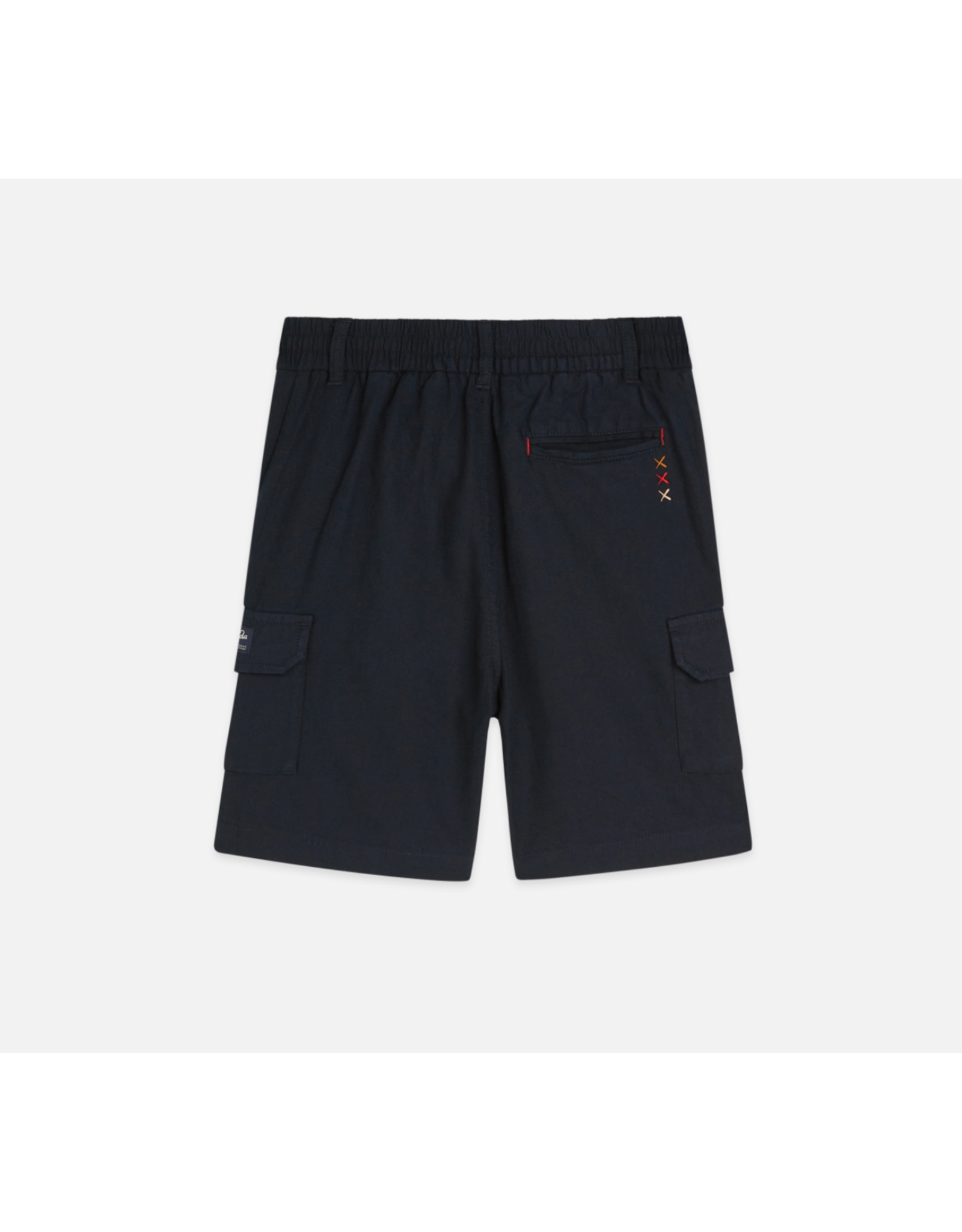 Scotch & Soda COTTONLINEN CARGO REGULARFIT SHORTS CARBON