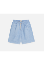 Scotch & Soda COTTON CHAMBRAY PULLON SHORTS CHAMBRAY BLUE