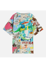 Scotch & Soda BASQUIAT PRINTED RELAXEDFIT TSHIRT BASQUIAT UNBREAKABLE
