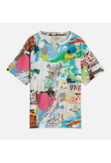 Scotch & Soda BASQUIAT PRINTED RELAXEDFIT TSHIRT BASQUIAT UNBREAKABLE