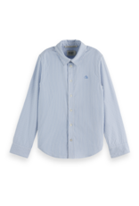 Scotch & Soda CORE YARNDYED STRIPED OXFORD SHIRT BLUE STRIPE