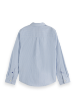 Scotch & Soda CORE YARNDYED STRIPED OXFORD SHIRT BLUE STRIPE