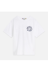 Scotch & Soda FRONT AND BACK ARTWORK RELAXED FIT TSHIRT BRIGHT WHITE