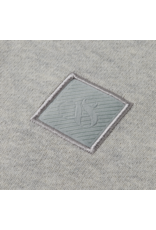 Scotch & Soda CORE REGULAR-FIT LOGO BADGE CREWNECK SWEATSHIRT GREY MELANGE