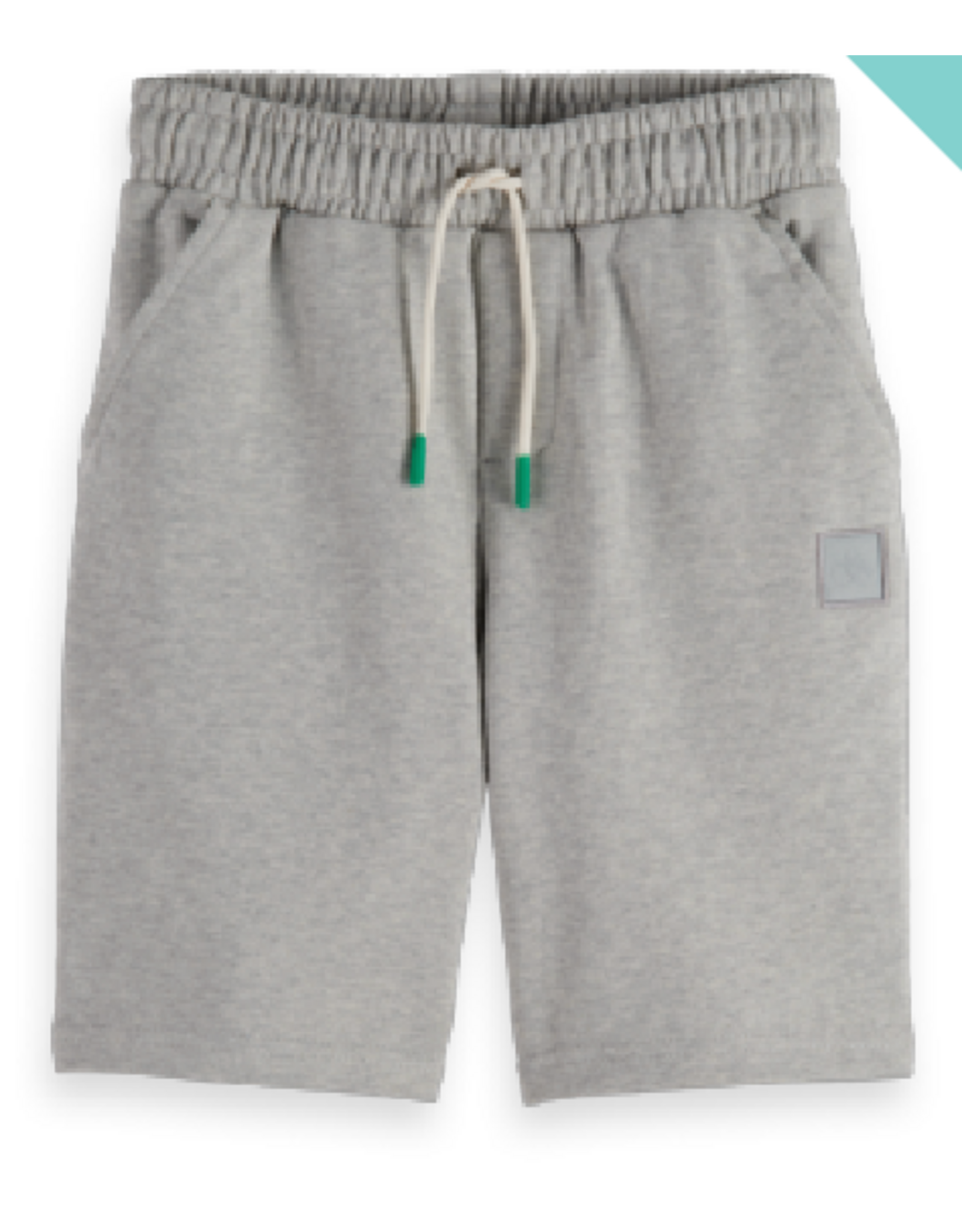 Scotch & Soda CORE LOGO BADGE SWEATSHORTS GREY MELANGE