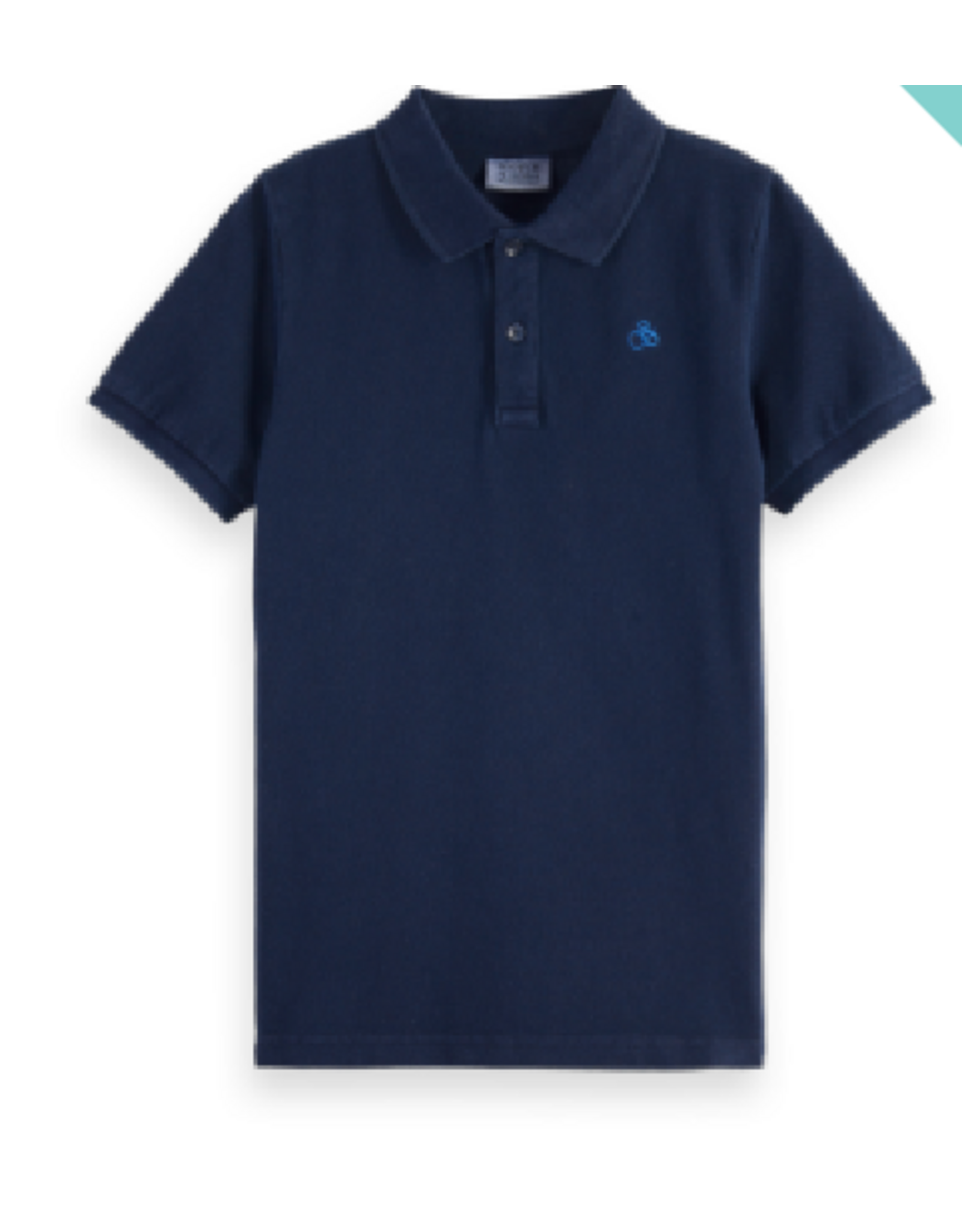 Scotch & Soda CORE - GARMENT DYED PIQUE POLO SKY CAPTAIN