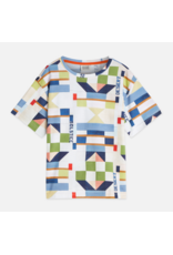 Scotch & Soda PRINTED RELAXEDFIT TSHIRT PATCHWORK INFINITY
