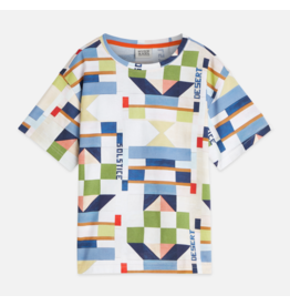 Scotch & Soda PRINTED RELAXEDFIT TSHIRT PATCHWORK INFINITY