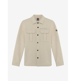 Indian Blue Jeans Shirt Jacket Twill Stretch Light Sand