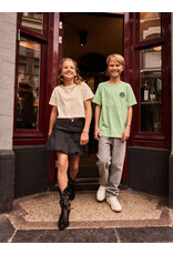 Indian Blue Jeans T-shirt Wide Cropped Sandshell