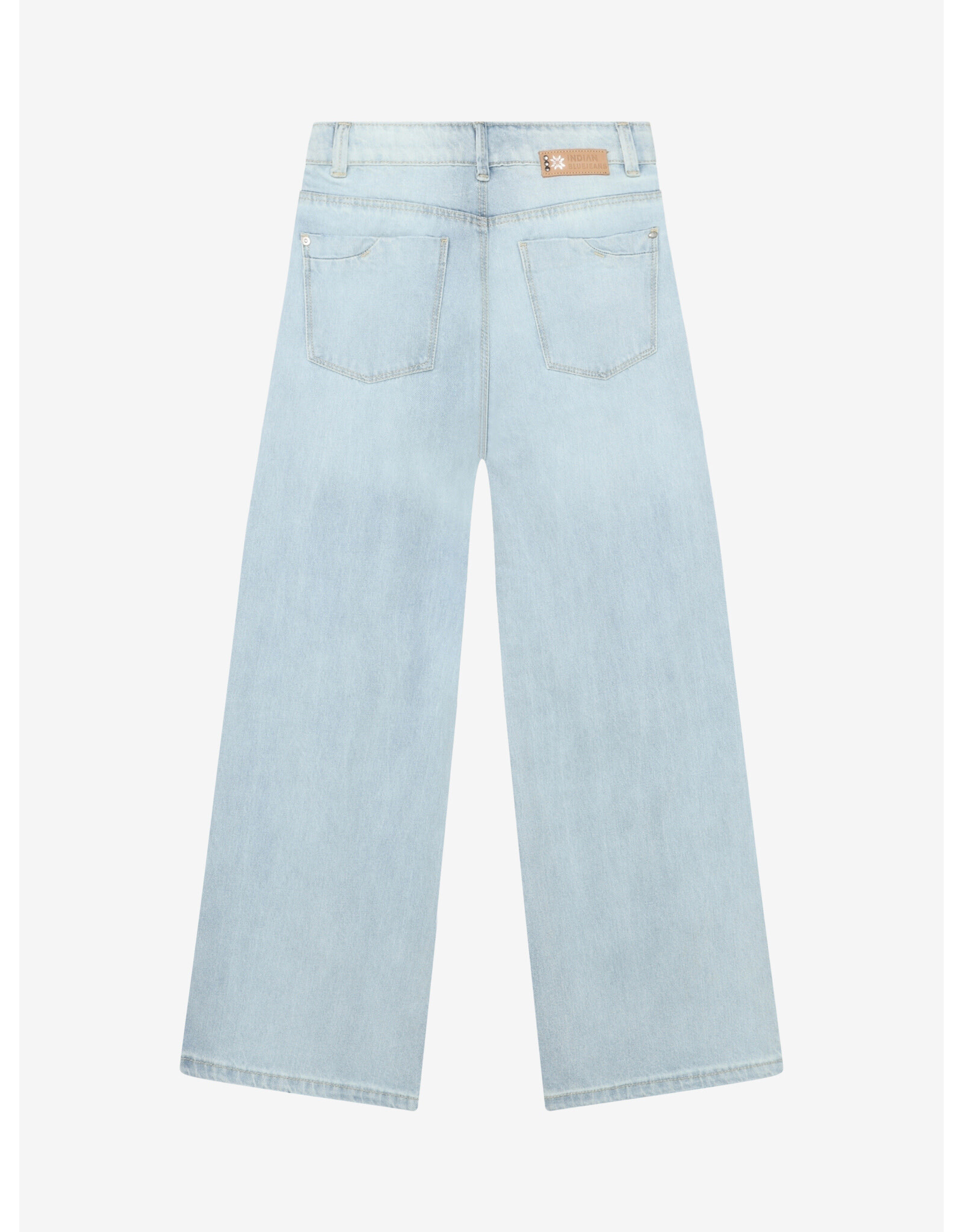 Indian Blue Jeans Extra Wide Fit Washed Used Light Denim