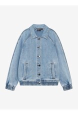 Indian Blue Jeans Denim Trenchcoat Used Light Denim