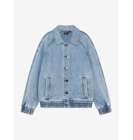 Indian Blue Jeans Denim Trenchcoat Used Light Denim