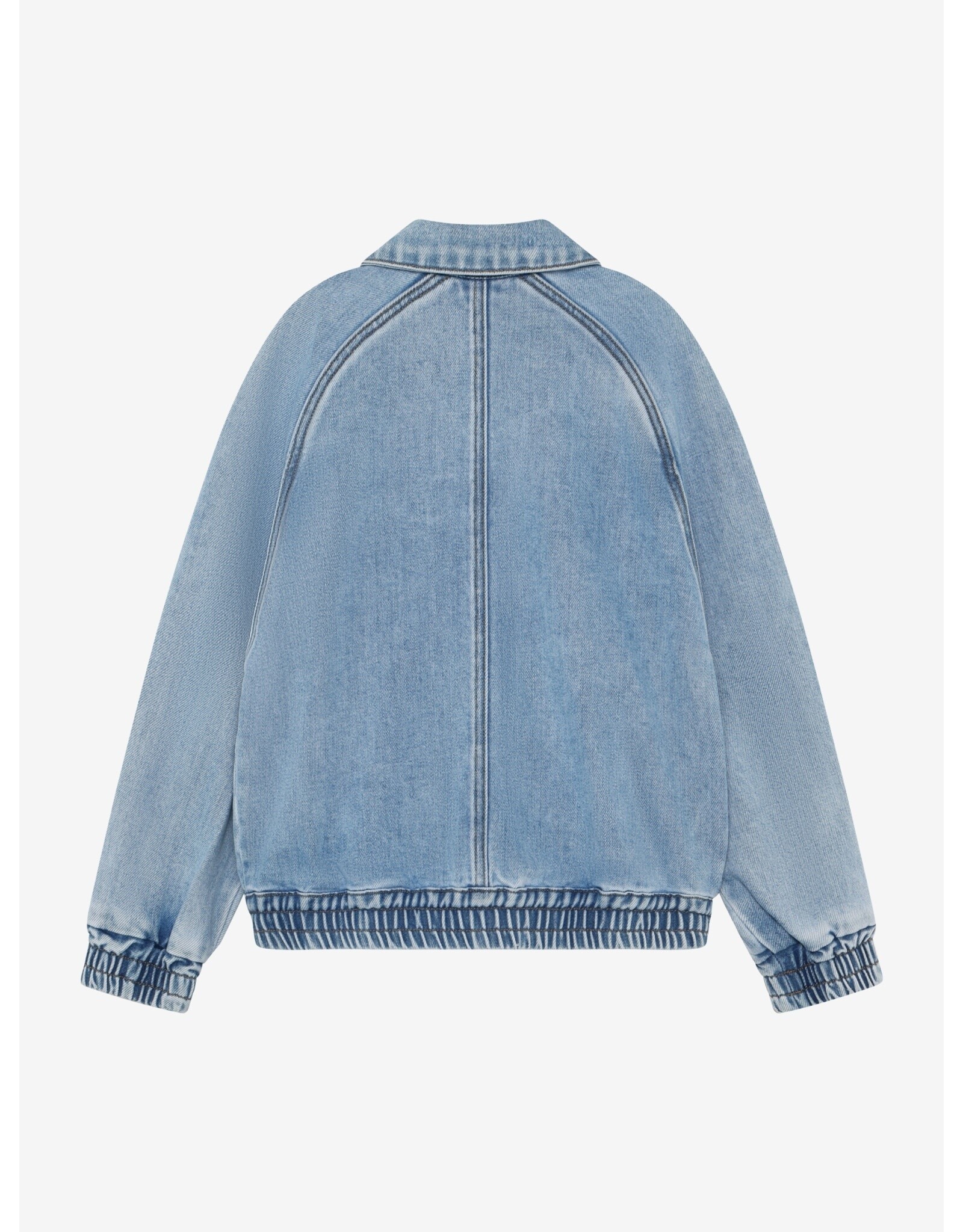 Indian Blue Jeans Denim Trenchcoat Used Light Denim