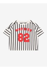 Indian Blue Jeans T-shirt Vertical Stripe Cloud