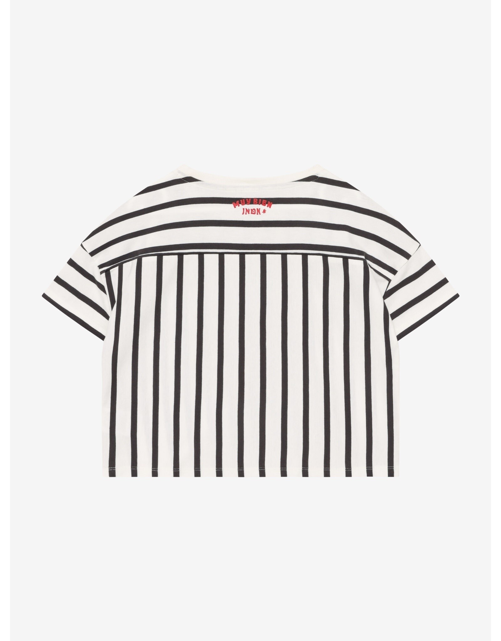 Indian Blue Jeans T-shirt Vertical Stripe Cloud