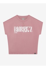 Indian Blue Jeans T-shirt Wide Cropped Lilas