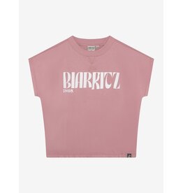 Indian Blue Jeans T-shirt Wide Cropped Lilas