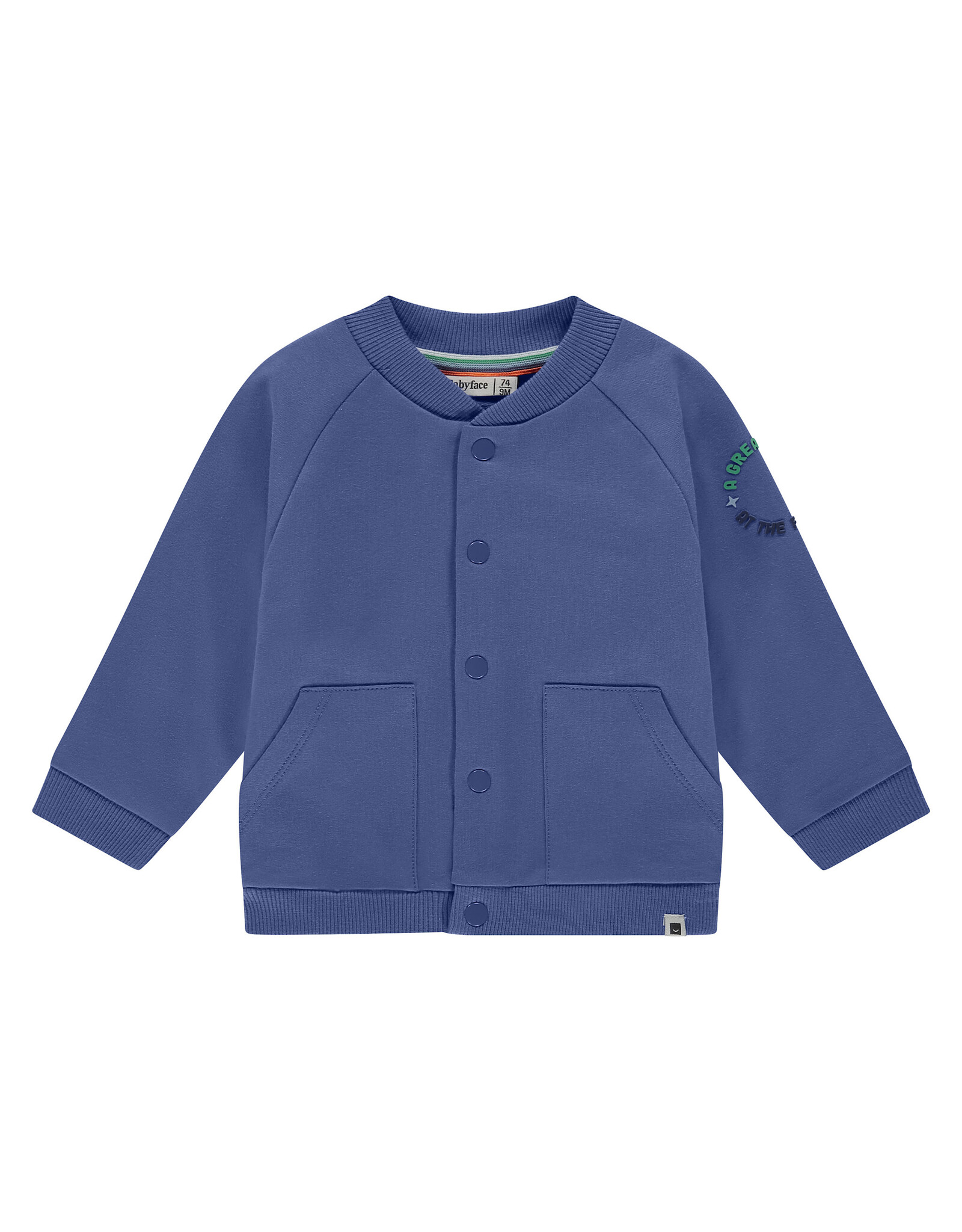 BABYFACE baby boys sweat cardigan Deep sea