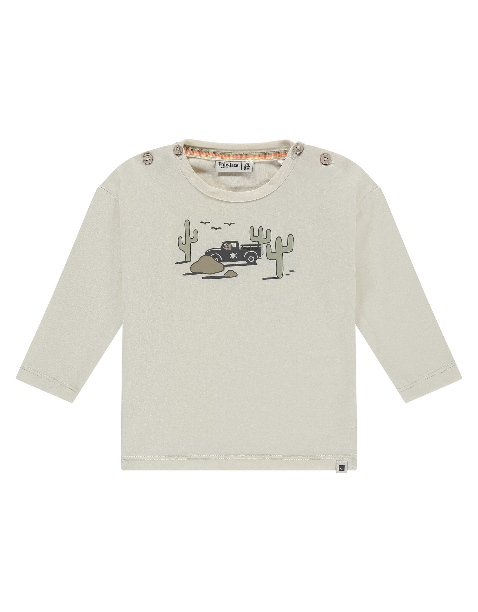 BABYFACE baby boys t-shirt long sleeve Off-White