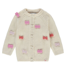 BABYFACE baby girls cardigan Ivory