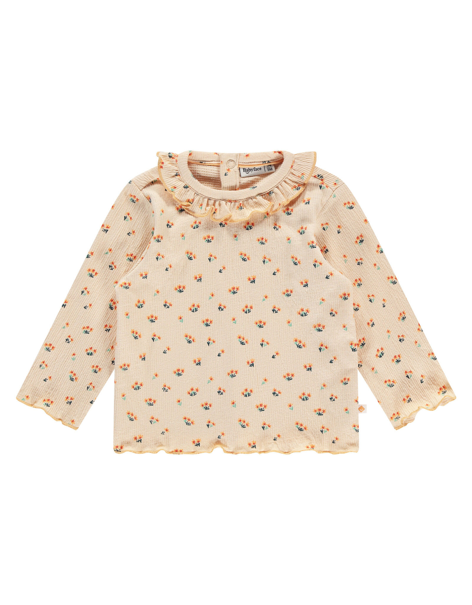 BABYFACE baby girls t-shirt long sleeve Light orange