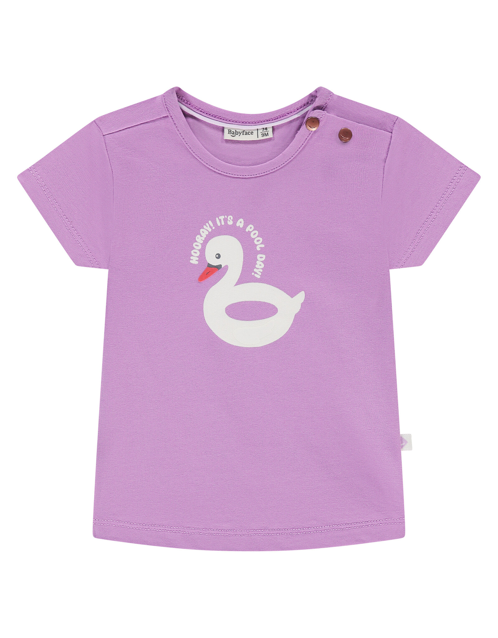 BABYFACE baby girls t-shirt short sleeve Purple