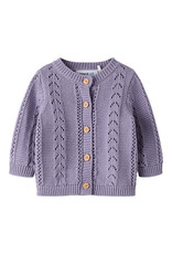 Name it NBFTANDRA LS KNIT CARD Lavender Gray