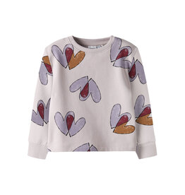 Name it NMFTEART LS NREG SWEAT BRU Lilac Marble