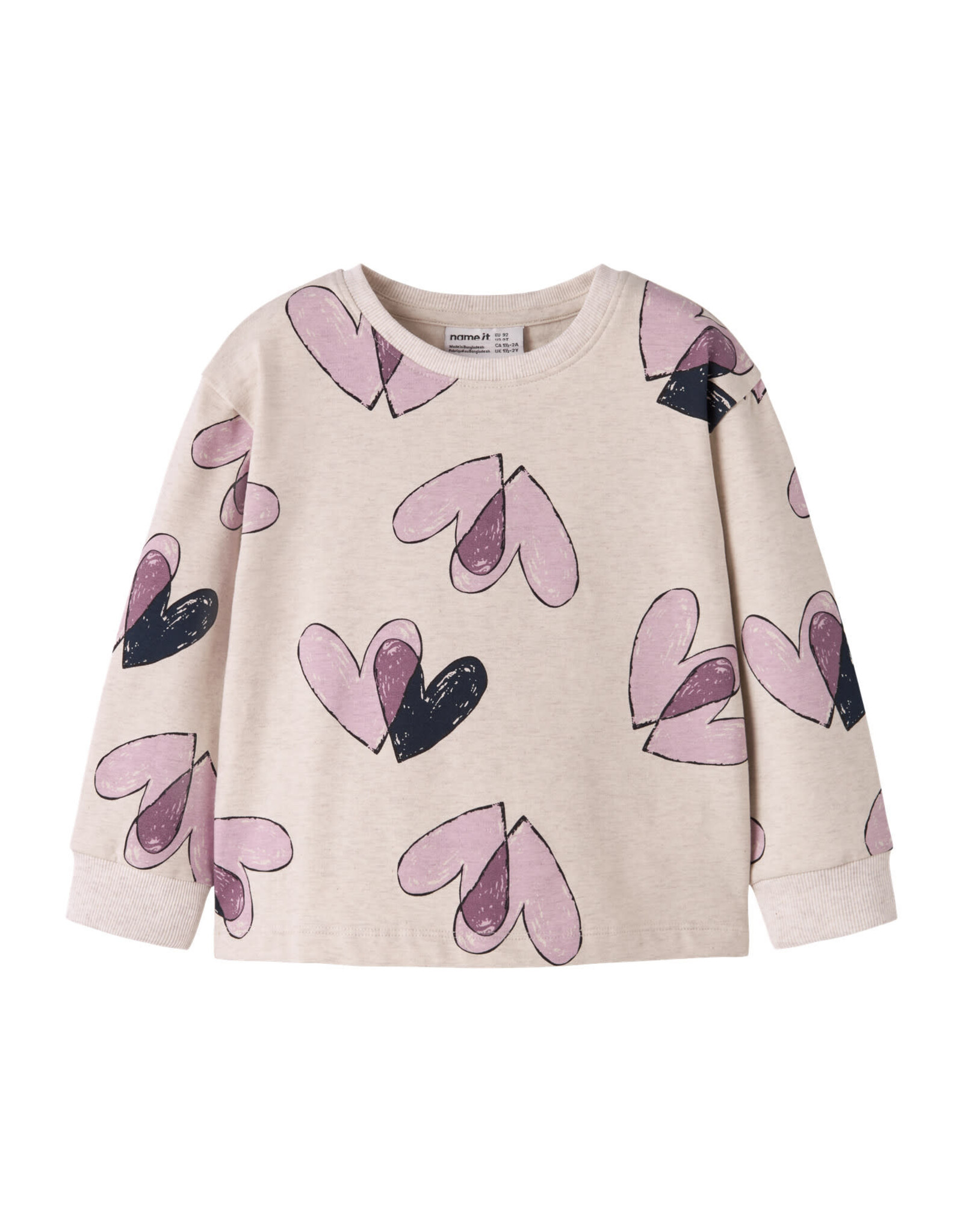 Name it NMFTEART LS NREG SWEAT BRU Peyote Melange