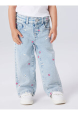 Name it NMFROSE WIDE EMB JEANS 2633-FR NOOS Light Blue Bleached Denim