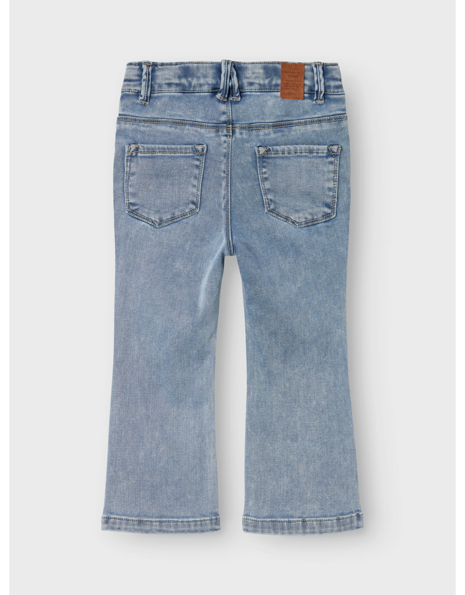 Name it NMFSALLI BOOTCUT JEANS 8292-TO NOOS Light Blue Bleached Denim