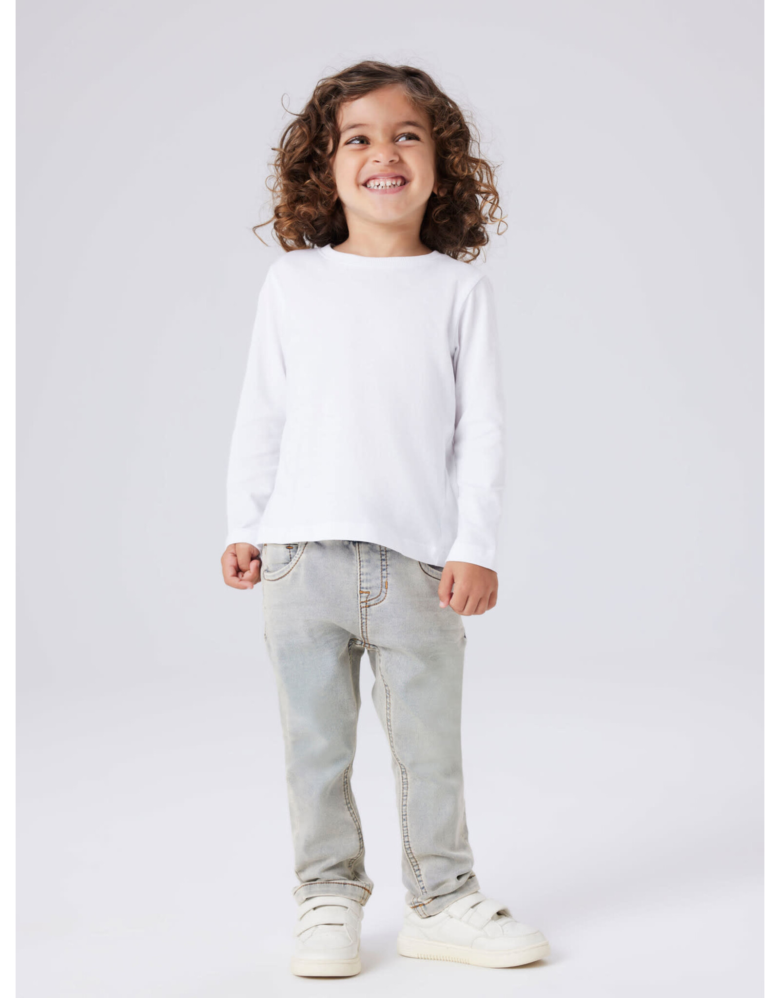 Name it NMMRYAN SLIM SWE JEANS 2472-TH NOOS Vintage Light Blue Denim