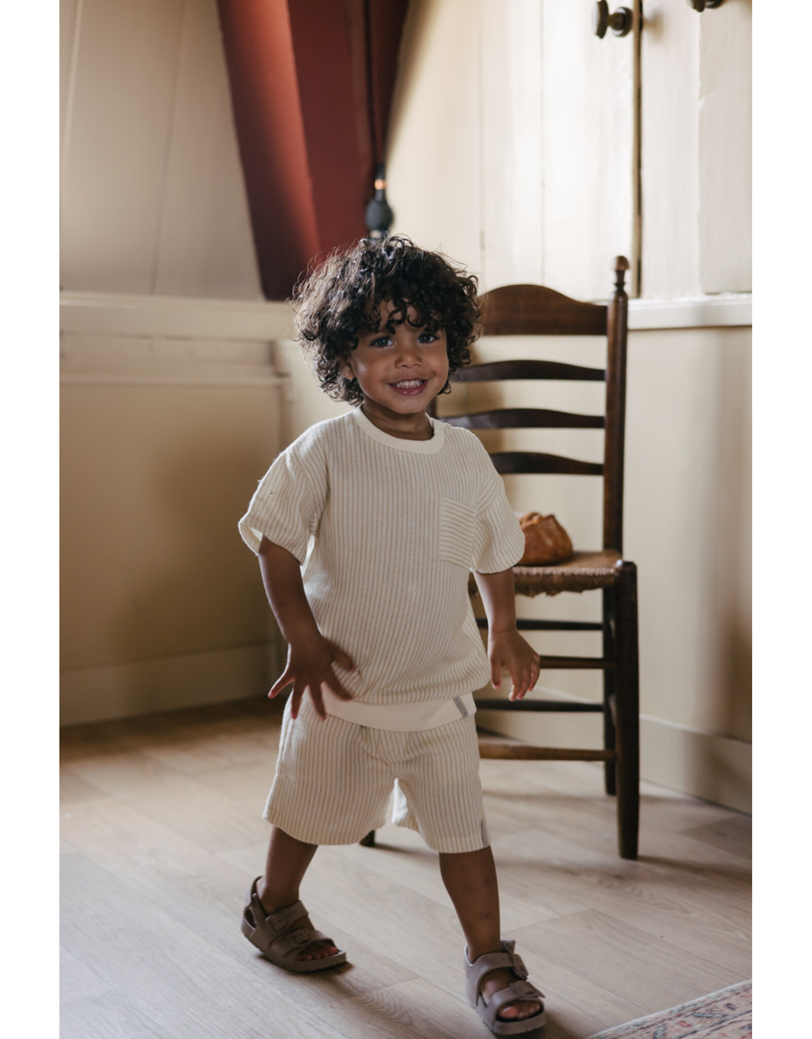 Levv LS262BENICO AOP Off White Stripe