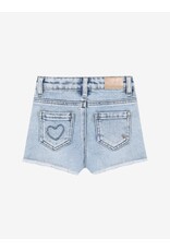 Daily7 Denim Shorts Heart Blue Denim ss26