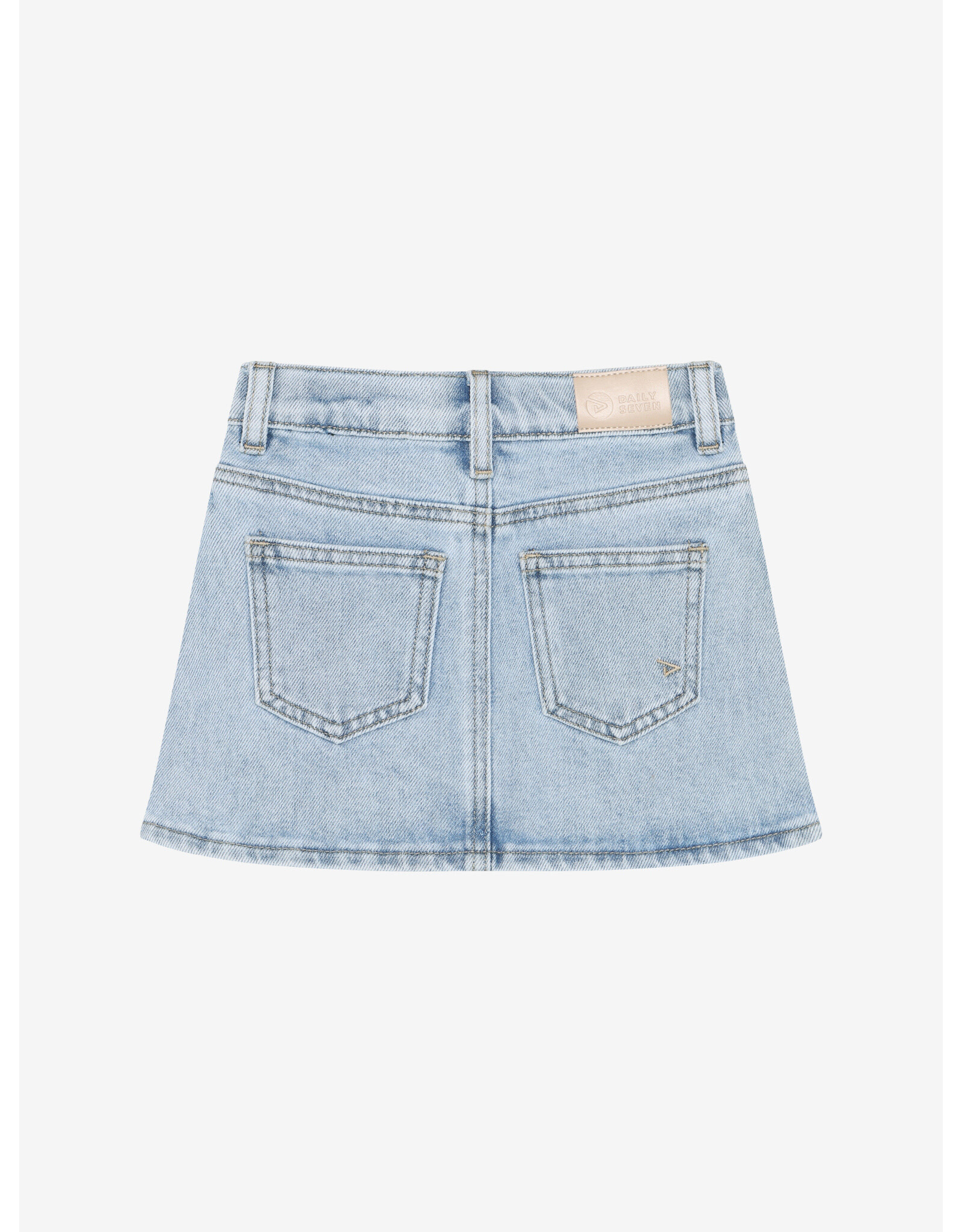Daily7 Denim Skirt Light Blue Denim ss26