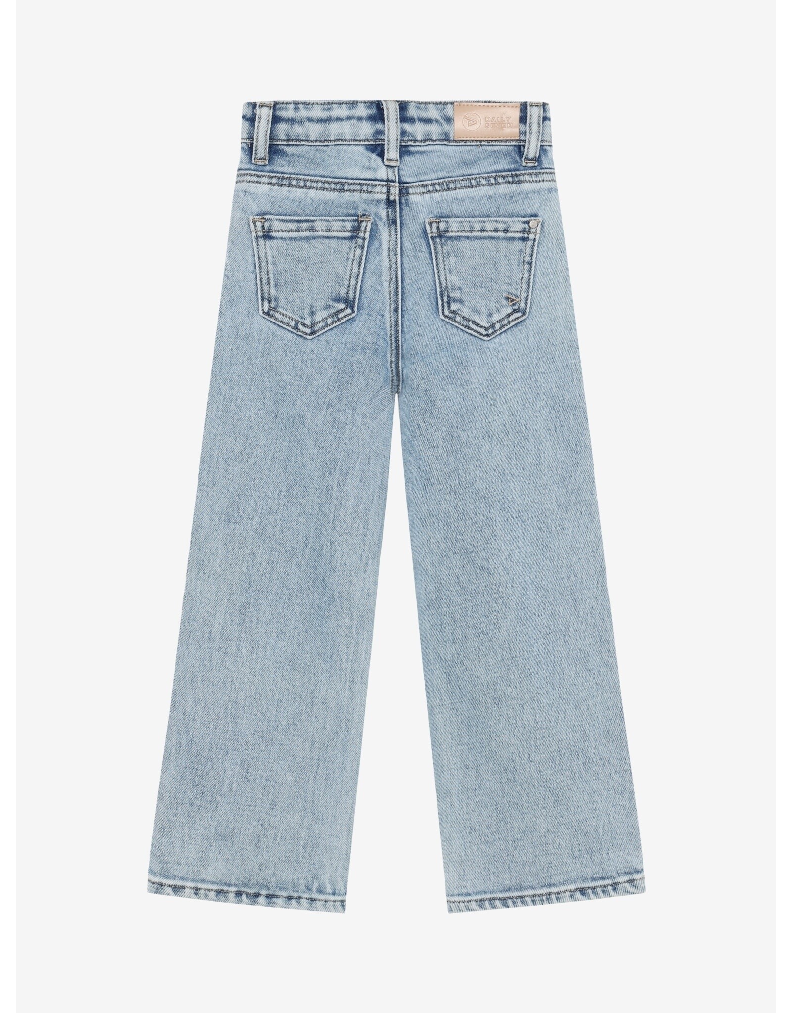 Daily7 Denim Wide Fit Studs Blue Denim