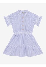 Daily7 Dress Stripe Ruffle Lolite