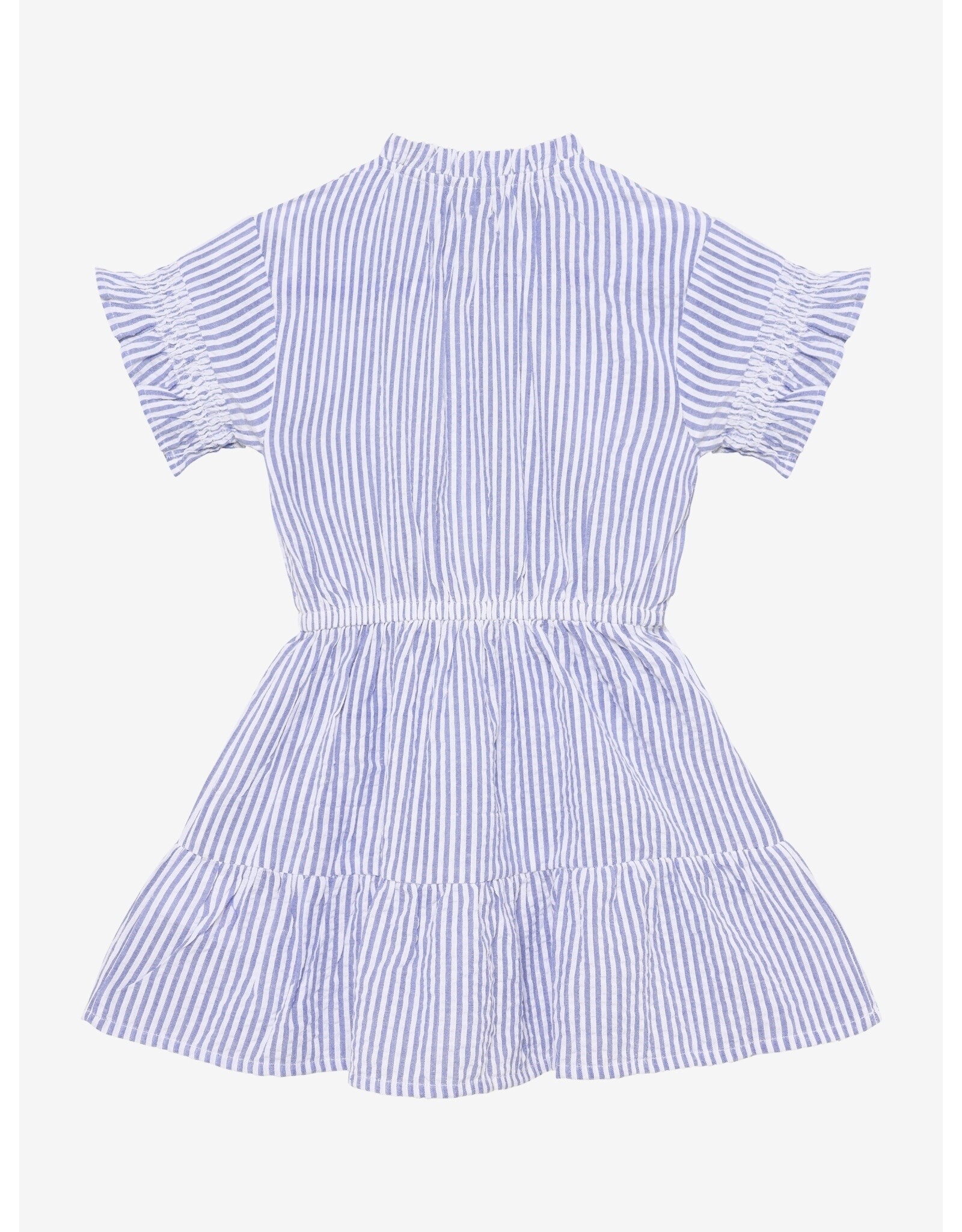 Daily7 Dress Stripe Ruffle Lolite